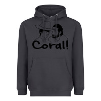 Smoke the walking dead  coral Heavyweight Hoodie - linhVisuals