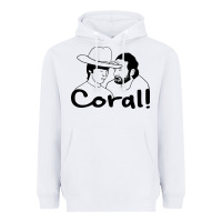 White the walking dead  coral Heavyweight Hoodie - linhVisuals
