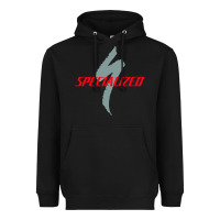 Black Specialized Bikes Bicycle Heavyweight Hoodie - linhVisuals