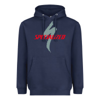 Navy Specialized Bikes Bicycle Heavyweight Hoodie - linhVisuals