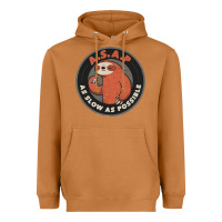 As Slow As Possible Heavyweight Hoodie | Teevron