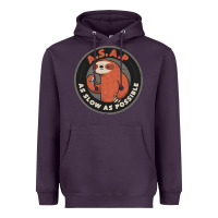 Plum as slow as possible Heavyweight Hoodie - linhVisuals