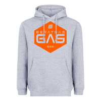 Heather Grey beratnas gas Heavyweight Hoodie - linhVisuals