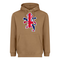 Toasted Coconut great britain national Heavyweight Hoodie - linhVisuals