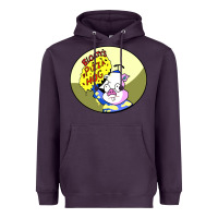 Plum bloaty pizza hog Heavyweight Hoodie - linhVisuals