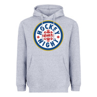 Heather Grey hockey night in canada 1 Heavyweight Hoodie - linhVisuals