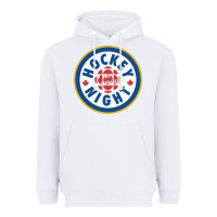 White hockey night in canada 1 Heavyweight Hoodie - linhVisuals