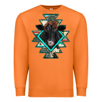 Carrot black angus cowhide aztec Premium Sweatshirt - JahusDesignShop