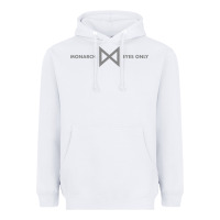 White monarch eyes only Heavyweight Hoodie - linhVisuals