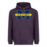Plum michigan Heavyweight Hoodie - linhVisuals
