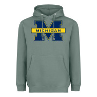 Sage michigan Heavyweight Hoodie - linhVisuals