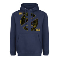 Navy volbeat album art Heavyweight Hoodie - linhVisuals