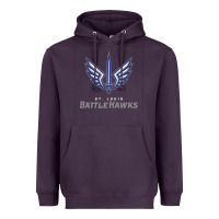 Plum suitable-st-battlehawks-worn Heavyweight Hoodie - linhVisuals