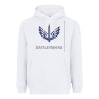 White suitable-st-battlehawks-worn Heavyweight Hoodie - linhVisuals