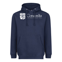 Navy Concordia University, St. Paul, apparel Heavyweight Hoodie - linhVisuals