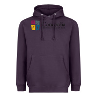 Plum Concordia University, St. Paul, apparel Heavyweight Hoodie - linhVisuals
