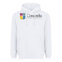 White Concordia University, St. Paul, apparel Heavyweight Hoodie - linhVisuals