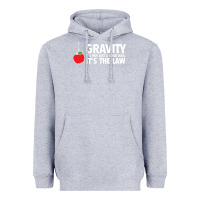 Heather Grey gravity, it's not just a good idea Heavyweight Hoodie - linhVisuals