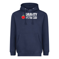 Navy gravity, it's not just a good idea Heavyweight Hoodie - linhVisuals
