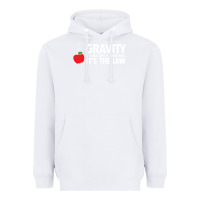 White gravity, it's not just a good idea Heavyweight Hoodie - linhVisuals