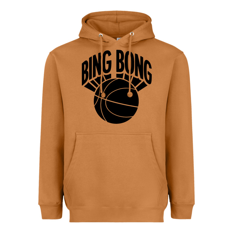 Black Bing Bong Heavyweight Hoodie by linhVisuals | Teevron