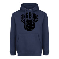 Navy black bing bong Heavyweight Hoodie - linhVisuals