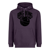 Plum black bing bong Heavyweight Hoodie - linhVisuals