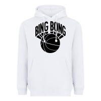 White black bing bong Heavyweight Hoodie - linhVisuals