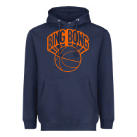 Navy Bing Bong New York Heavyweight Hoodie - linhVisuals