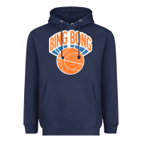 Navy Bing Bong Vintage Heavyweight Hoodie - linhVisuals