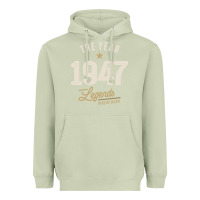 Matcha The Year 1947 - 75th Birthday Vintage Classic Heavyweight Hoodie - linhVisuals