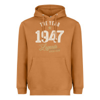 Meerkat The Year 1947 - 75th Birthday Vintage Classic Heavyweight Hoodie - linhVisuals