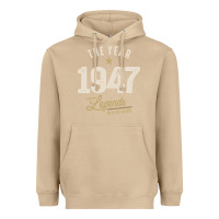 Mushroom The Year 1947 - 75th Birthday Vintage Classic Heavyweight Hoodie - linhVisuals