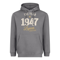 Storm The Year 1947 - 75th Birthday Vintage Classic Heavyweight Hoodie - linhVisuals