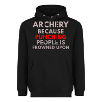 Black archery because punching people is frowned upon Heavyweight Hoodie - linhVisuals