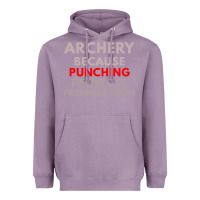 Lavender archery because punching people is frowned upon Heavyweight Hoodie - linhVisuals