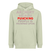 Matcha archery because punching people is frowned upon Heavyweight Hoodie - linhVisuals