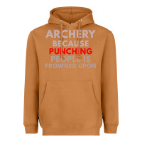 Meerkat archery because punching people is frowned upon Heavyweight Hoodie - linhVisuals