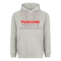 Moon Dust archery because punching people is frowned upon Heavyweight Hoodie - linhVisuals