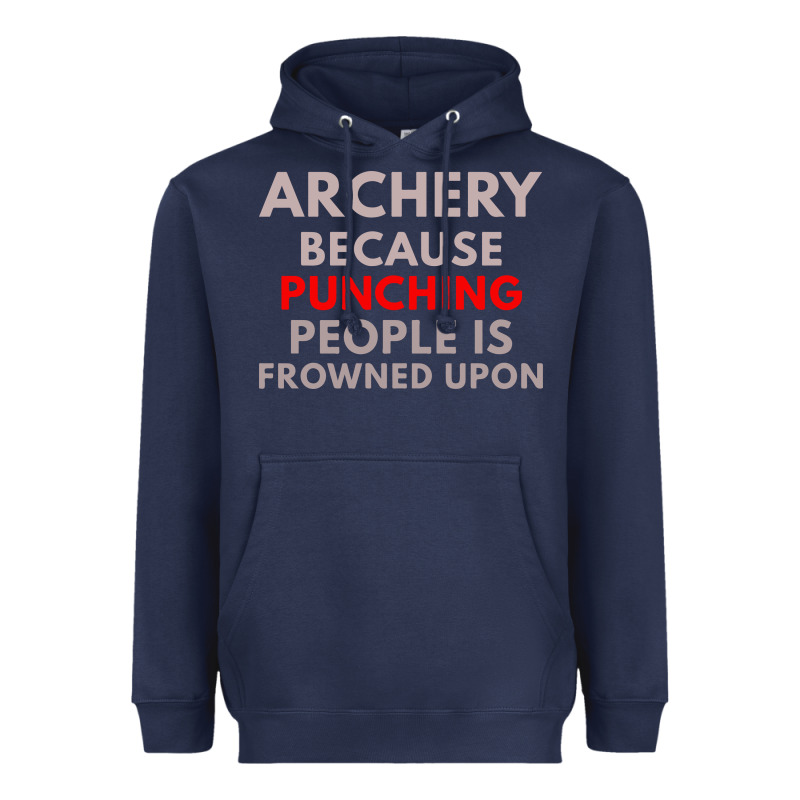 Archery Because Punching People Is Frowned Upon Heavyweight Hoodie by linhVisuals | Teevron