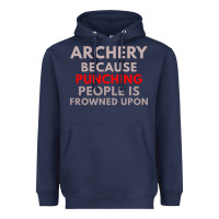 Navy archery because punching people is frowned upon Heavyweight Hoodie - linhVisuals