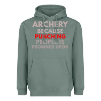 Sage archery because punching people is frowned upon Heavyweight Hoodie - linhVisuals