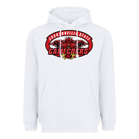 White jacksonville state gamecocks Heavyweight Hoodie - linhVisuals