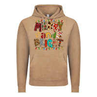 Vintage Coffee Merry And Bright Vintage Hoodie - FaDigitalArtStudio
