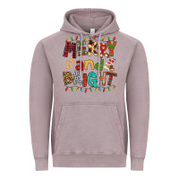 Vintage Zinc Merry And Bright Vintage Hoodie - FaDigitalArtStudio
