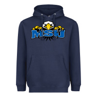 Navy morehead state eagles Heavyweight Hoodie - linhVisuals
