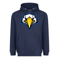 Navy morehead state eagles Heavyweight Hoodie - linhVisuals