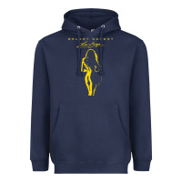 Navy melody gardot clässic Heavyweight Hoodie - linhVisuals