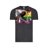 Vintage Black Pride flag Vintage Tee - FaDigitalArtStudio