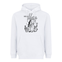 White imelda may müsic Heavyweight Hoodie - linhVisuals